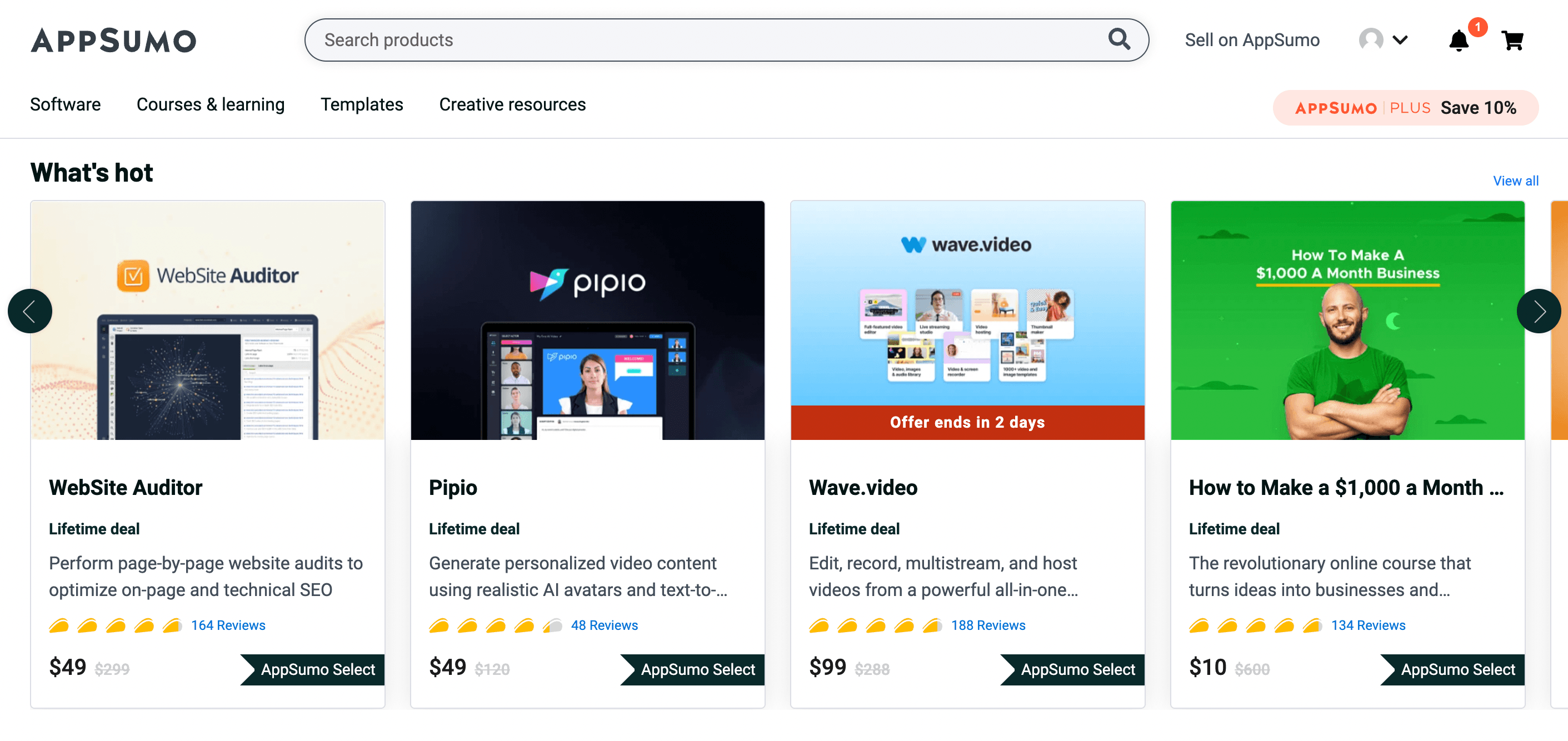 appsumo marketplace