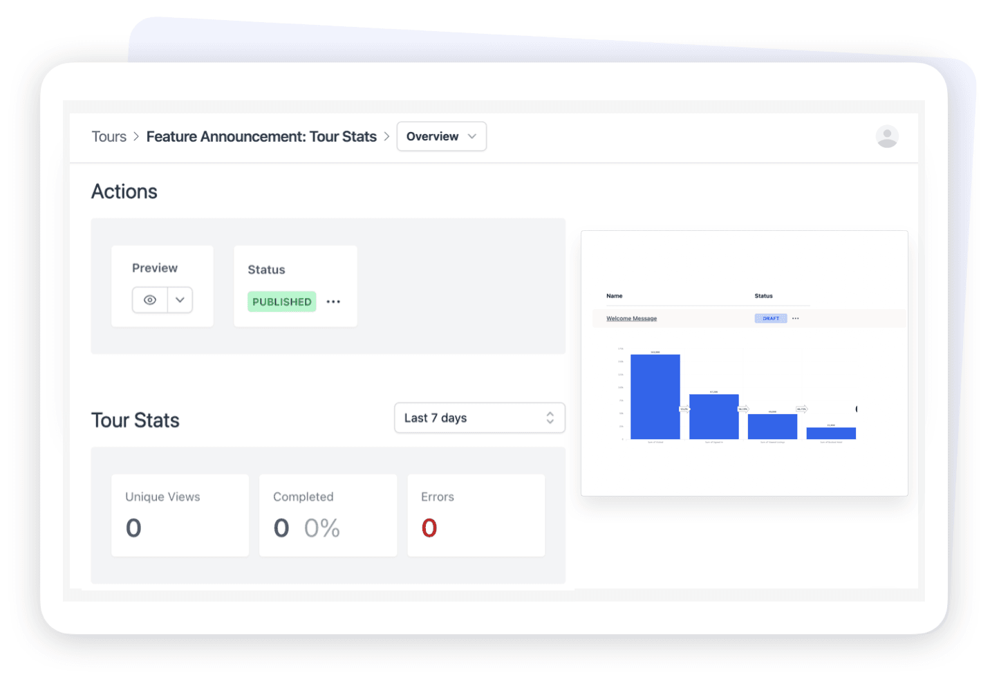 Product onboarding analytics with Hopscotch Product onboarding analytics product image