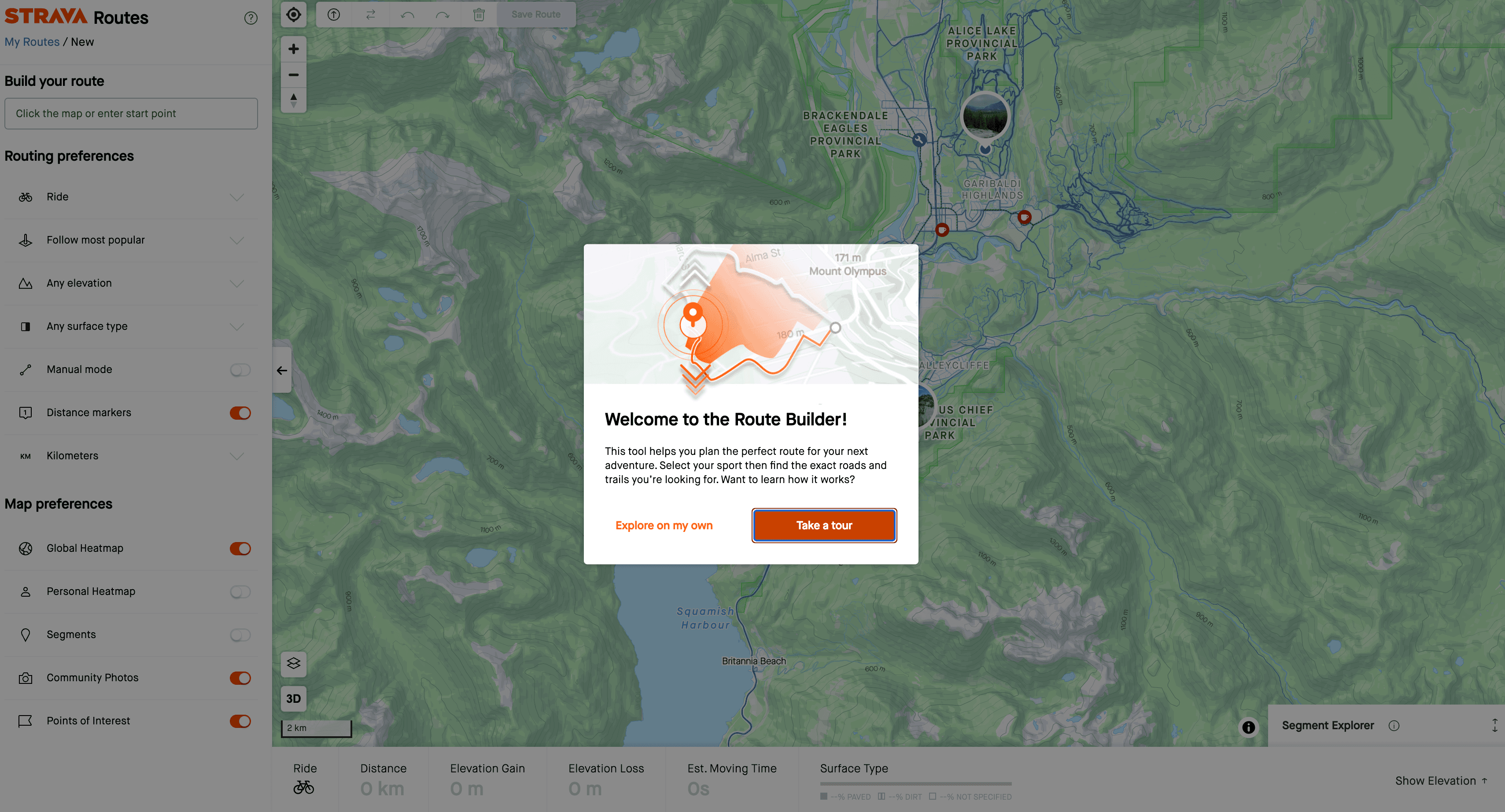 Strava Welcome Messaage
