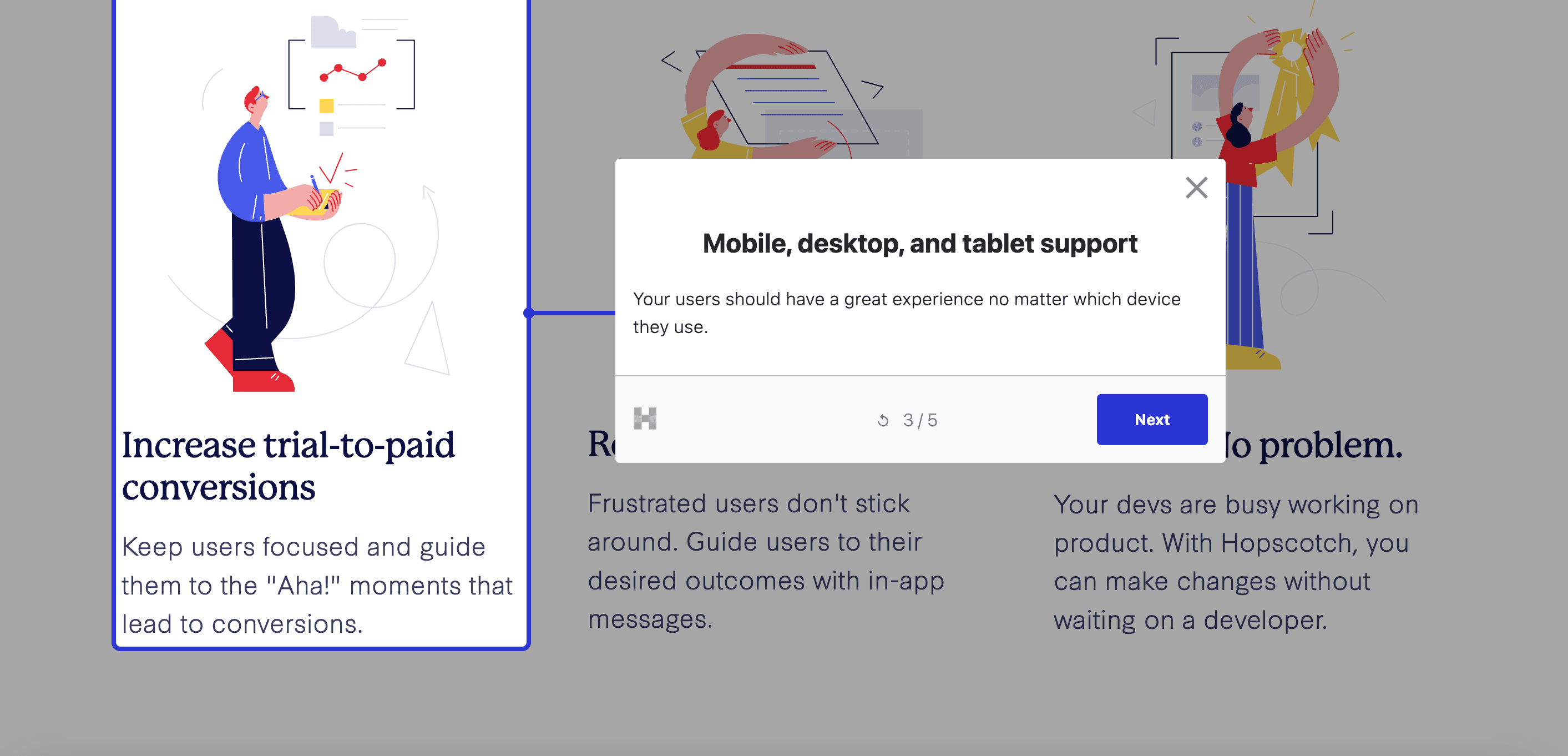 onboarding experiences progress bars