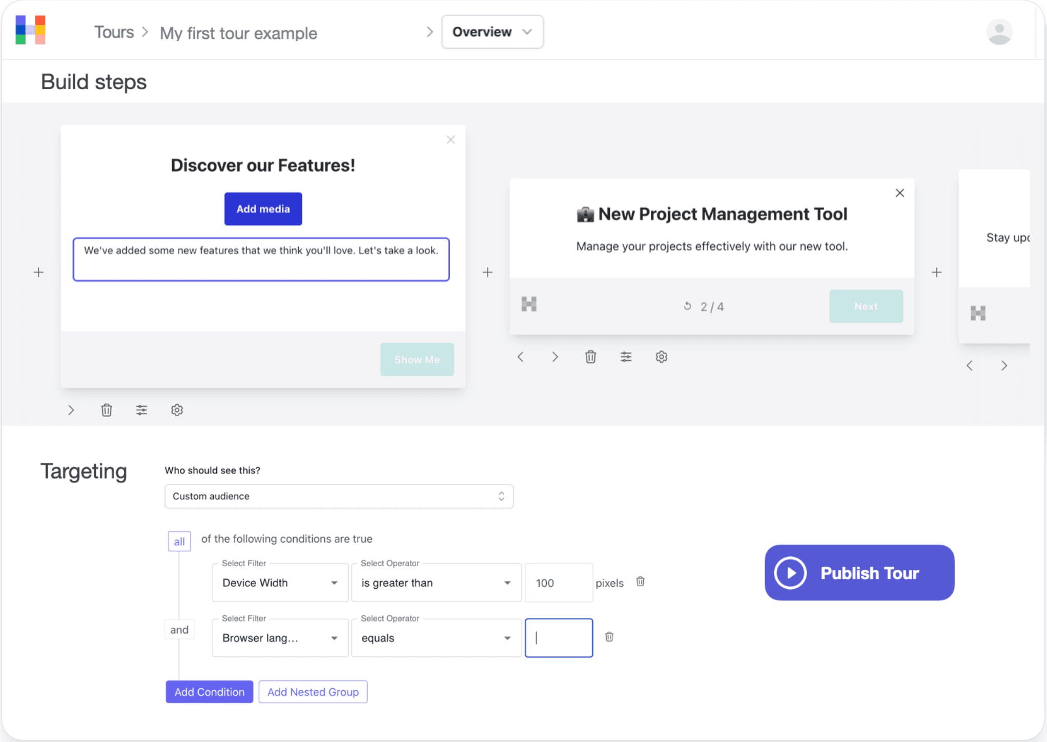no code product tours for saas companies no code product tours for saas companies