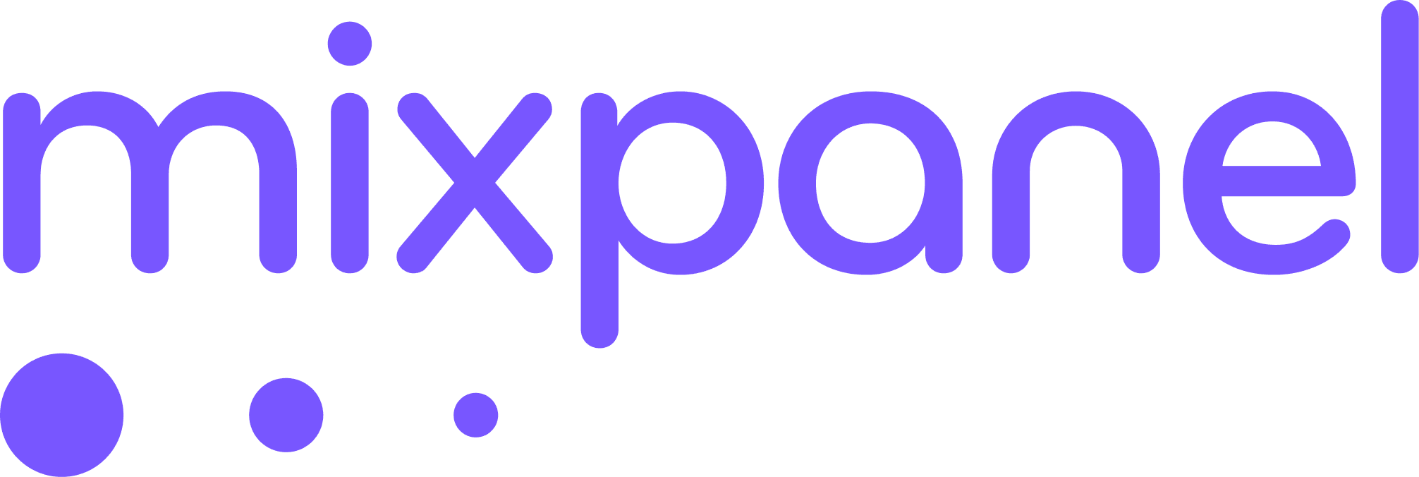 Mixpanel full logo – purple