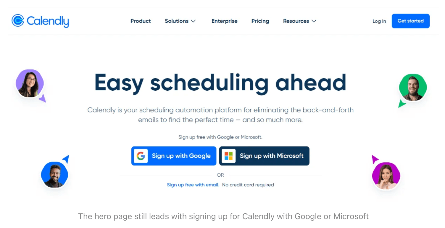 calendly signup go to market