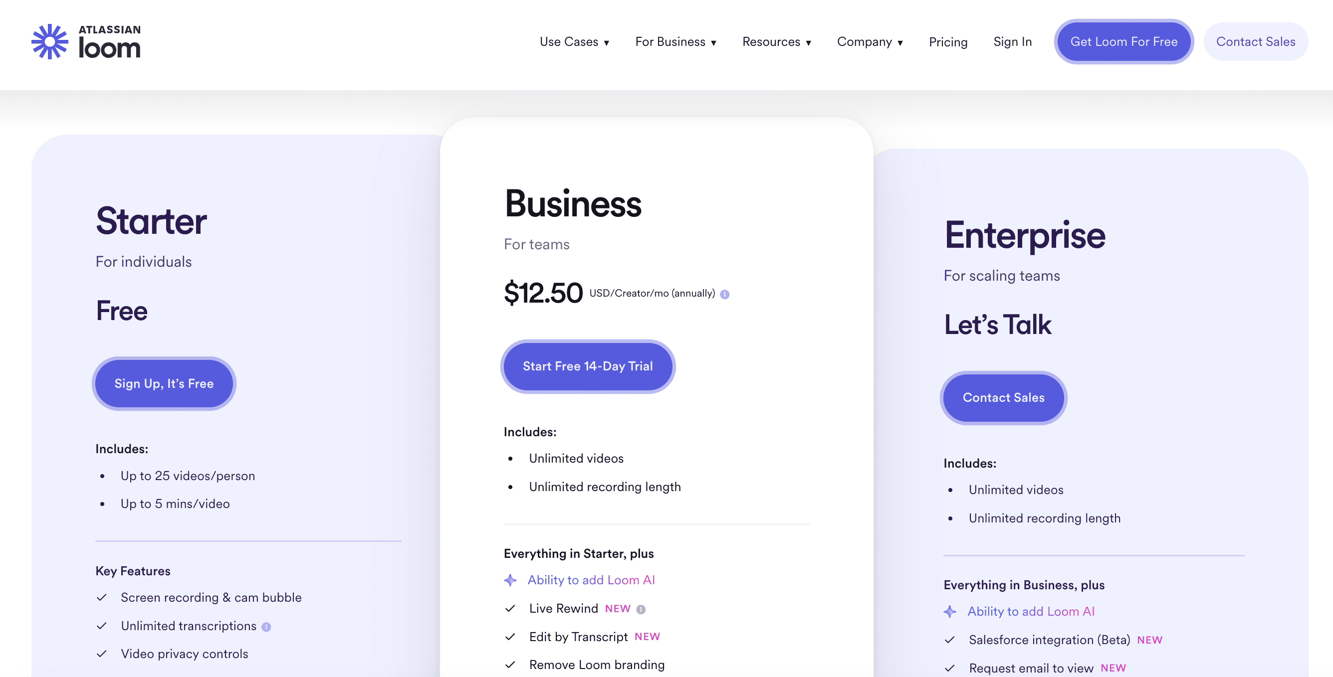 loom pricing