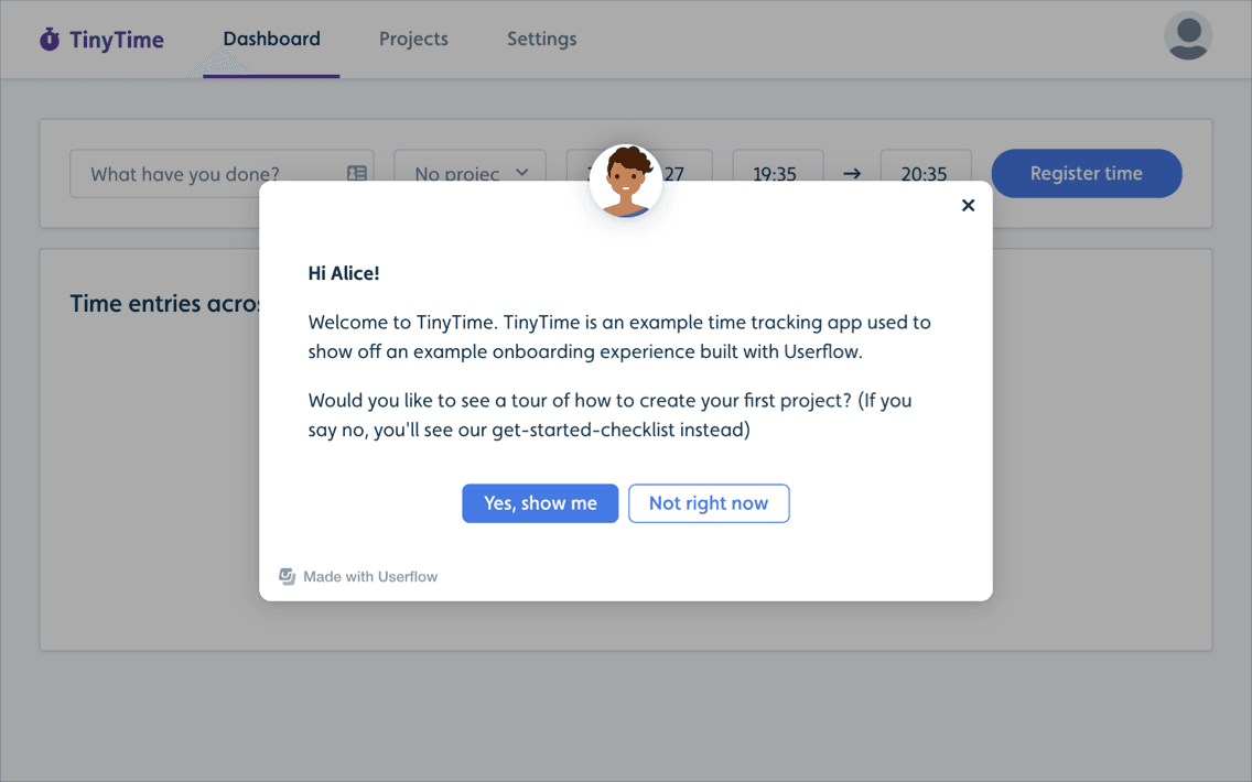 userflow example