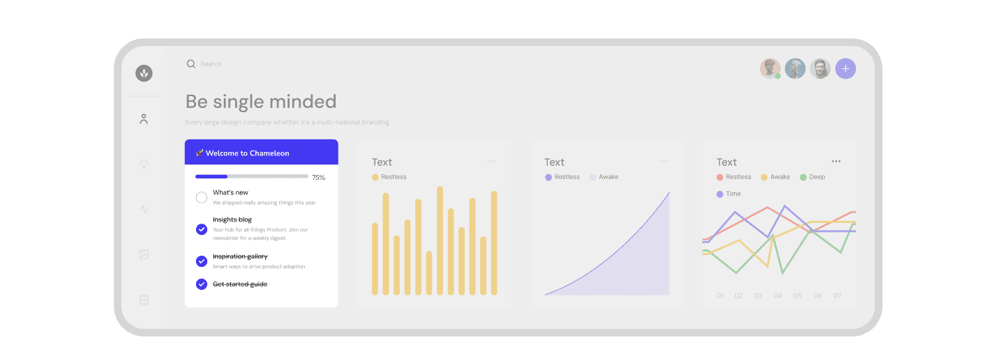 Chameleon Chameleon is a product onboarding platform used to build in-app user experiences.