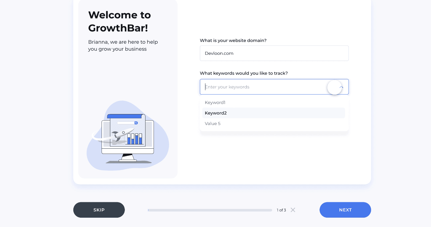 Growthbar-user-onboarding-example